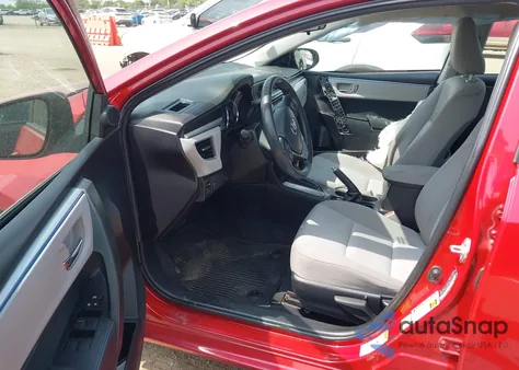 2015 Toyota Corolla Le из США, поврежденный, VIN 2T1BURHE3FC475965